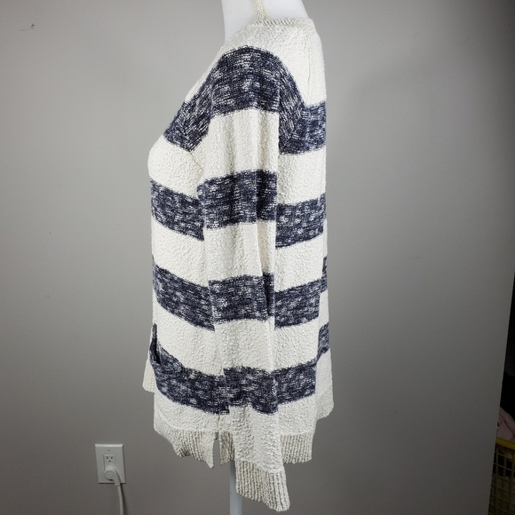 Lou and Grey off white black stripe sweater L - Picture 6 of 9